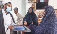 دیدار و تجلیل از خانواده اولین شهید شهرستان فهرج