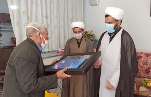 دیدار و تکریم از جانباز دوران دفاع مقدس توسط ستاد نمازجمعه فهرج