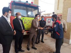 تجلیل از آتش نشانان فهرج به مناسبت روز ایمنی و آتش نشانی + تصاویر