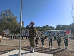 صبحگاه مشترک یگان های انتظامی فهرج به مناسبت هفته ناجا