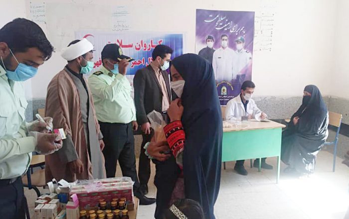 اجرای طرح مردم یاری در مناطق محروم فهرج/بهره مندی ۹۰ نفر از خدمات درمانی رایگان