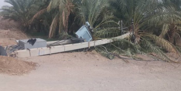 خسارت ۳ میلیاردی طوفان به شبکه برق فهرج