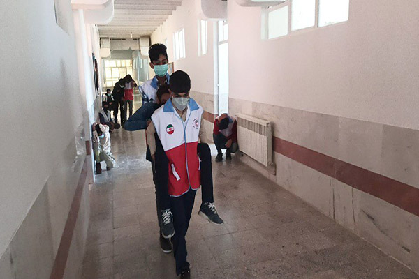 برگزاری مانور زلزله و ایمنی در مدارس فهرج