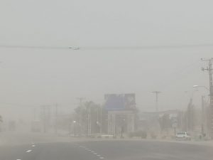 تعطیلی مدارس فهرج در پی طوفان