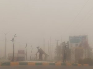 طوفان مدارس و ادارات فهرج را تعطیل کرد