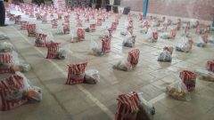 توزیع ۳۵۰ بسته کمک معیشتی و ۳ تن مرغ بین نیازمندان توسط سپاه فهرج