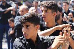 فهرج در تاسوعای بزرگداشت شهادت عباس بن علی غرق در سوگ و ماتم