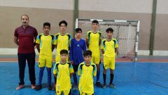 قهرمانی مکتب الزهرا (س) برج معاذ در مسابقات فوتسال نونهالان فهرج