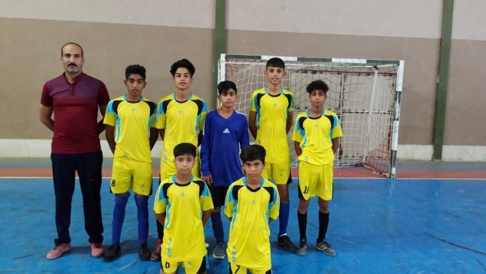 قهرمانی مکتب الزهرا (س) برج معاذ در مسابقات فوتسال نونهالان فهرج