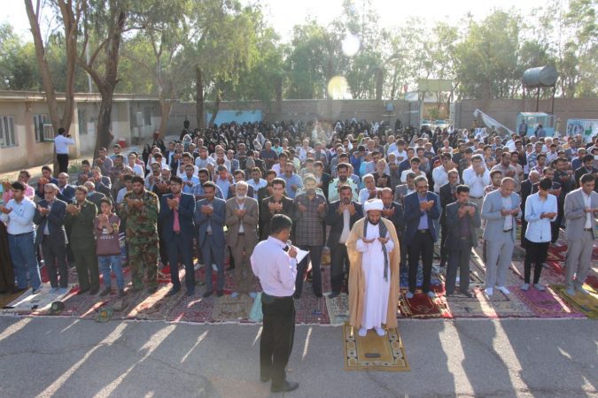 اقامه نماز باشکوه عید فطر در فهرج