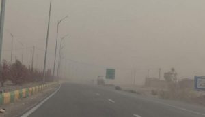 طوفان فهرج را درنوردید/شاخص کیفی هوا ۳ برابر حد مجاز