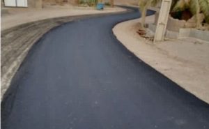 اجرای نهضت آسفالت در معابر روستای هاشم‌آباد برای اولین بار