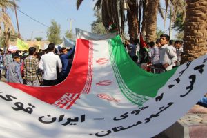 شکوه حضور مردم فهرج در راهپیمایی یوم الله ۱۳ آبان