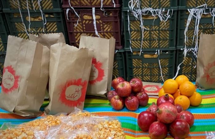 توزیع ۱۲۰۰ بسته یلدایی بین خانوارهای نیازمند توسط سپاه فهرج