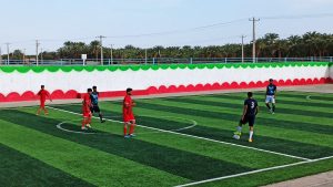 افتتاح مدرن‌ترین ورزشگاه گل هندبالی فهرج در بخش نگین کویر