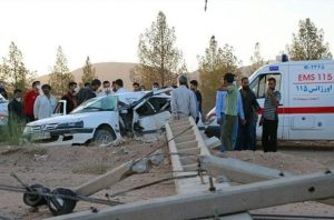 جان باختن ۶۲ نفر در حوادث رانندگی نوروز استان کرمان