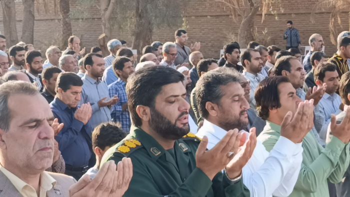 اقامه نماز باشکوه عیدسعید فطر در فهرج