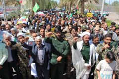 راهپیمایی مردم فهرج‌ در حمایت از عملیات وعده صادق