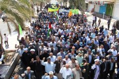 خروش مردم فهرج در حمایت از ملت مظلوم فلسطین