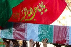 تدفین پیکر مطهر ۲ شهید گمنام در کرمان
