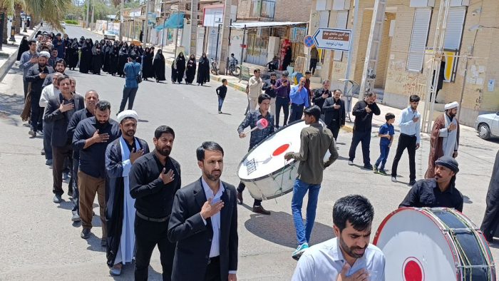 عزاداری سالروز شهادت امام جعفر صادق (ع) در فهرج