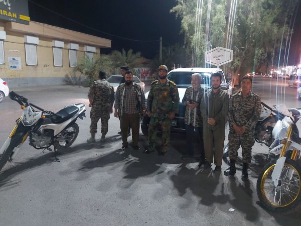 بازدید شبانه فرمانده سپاه فهرج از گشت های محله محور رضویون