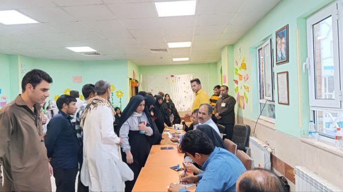 حماسه مردم فهرج در انتخابات