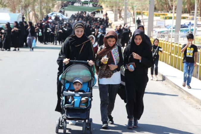 پیاده روی جاماندگان اربعین در فهرج