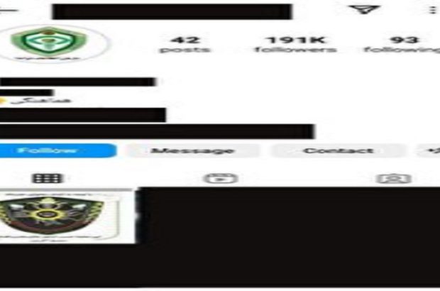 مسدودسازی صفحه اینستاگرامی که اقدام به انتشار محتوای مجرمانه کرده بود