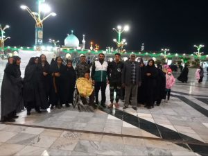۴۵ زائر اولی فهرجی به پابوس امام مهربانی ها رفتند