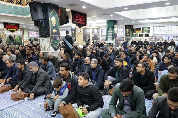عزاداری شب شهادت حضرت زهرا(س) در بیت الزهرای حاج قاسم