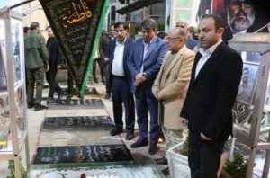 معاون رئیس جمهور به مقام شهید حاج قاسم سلیمانی ادای احترام کرد