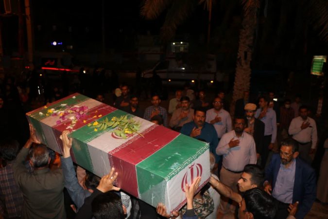 تشییع شبانه دو آلاله فاطمی در فهرج