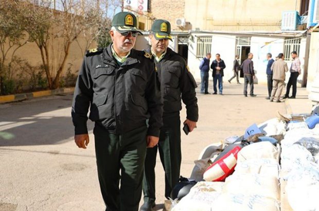 کشف محموله ۶۱۶ کیلوگرمی انواع مواد مخدر در کرمان