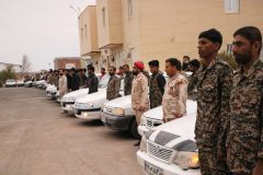 نمایش اقتدار بسیجیان فهرج در همایش گشت های رضویون