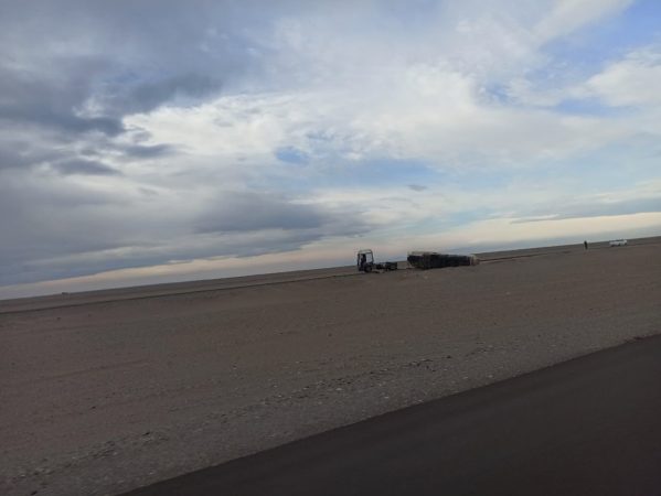 واژگونی تانکر حامل سوخت در فهرج