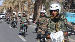 رژه موتوری بسیجیان فهرج به مناسبت دهه فجر