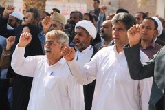 فریاد همدلی مردم فهرج در حمایت از غزه