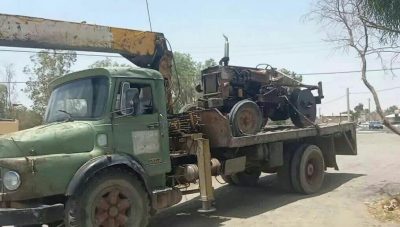 توقیف یک دستگاه حفاری غیر مجاز در فهرج