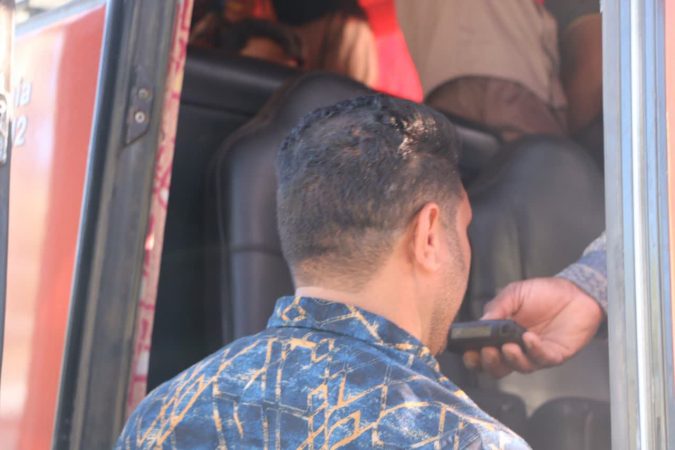 کاروان رهروان روح اله از فهرج عازم مرقد امام شد