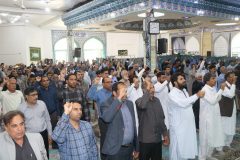 اجتماع باشکوه نمازگزاران فهرجی در جمعه خشم و نصر