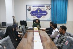دیدار رییس و کارکنان بهزیستی فهرج با فرمانده جدید سپاه شهرستان