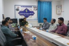 دیدار مدیر جهاد کشاورزی با فرمانده سپاه شهرستان فهرج