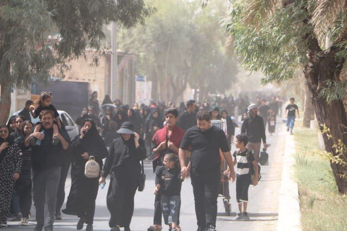 اینجا فهرج؛ قلب‌ها به عشق حسین می‌تپد؛ مهم نیست وضعیت جوی هوا چه باشد