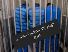 انهدام باند سارقین احشام در فهرج
