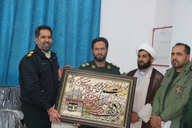 دیدار فرمانده و کارکنان انتظامی با فرمانده سپاه فهرج