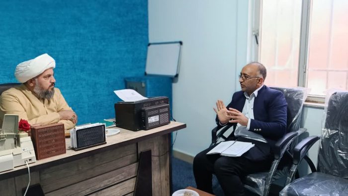 دیدار رئیس اداره مخابرات فهرج با امام جمعه محترم شهرستان