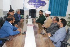 دیدار اعضای هیئت نظارت بر انتخابات با فرمانده سپاه فهرج