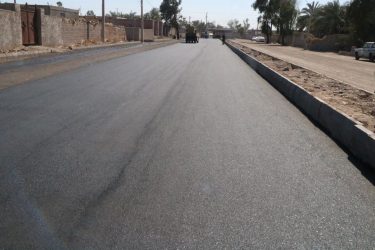 آغاز فاز اول آسفالت بلوار آزادگان شهر فهرج