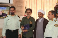 تکریمِ سنگربانانِ خبر در فرماندهی انتظامی فهرج